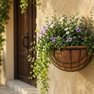 Wire Wall Basket With Coco